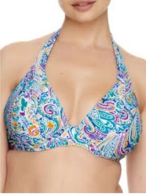 Sunsets 3- piece bikini set . Top is a M, bottoms small and medium